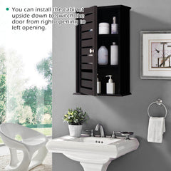 Wall Mount Medicine Cabinet Multifunction Storage Organizer