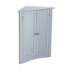 Bathroom Corner Storage Freestanding Floor Cabinet with Shutter Door