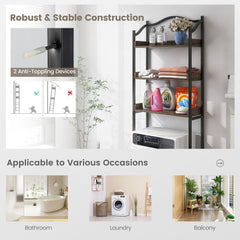 3-Tier Over-The-Toilet Bathroom Spacesaver Storage Rack