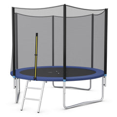 8/10/12/14/15/16Feet Outdoor Trampoline Bounce Combo with Safety Closure Net Ladder-10 ft