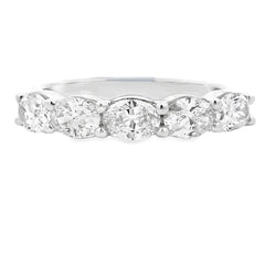 Lab Grown Diamond Wedding Band Ring 14KT White Gold