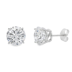 3.00ct Lab Grown Diamond Stud Earrings 14KT White Gold