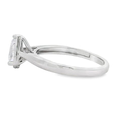 Genuine .50ct Lab Grown Diamond 10KT White Gold
