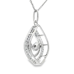 Cubic Zirconia Fashion Pendants Sterling Silver