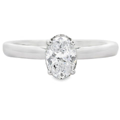 Genuine .50ct Lab Grown Diamond 10KT White Gold