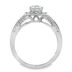 1.53ct Lab Grown Diamond Eng Only 10KT White Gold