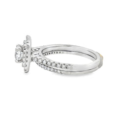 Lab Grown Diamond Fashion band rings 14KT White Gold