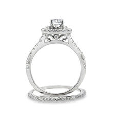 Lab Grown Diamond Fashion band rings 14KT White Gold