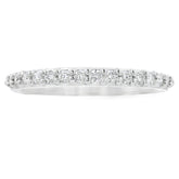 .25ct Diamond Wedding Band Ring 14KT White Gold