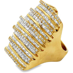 3.25ct Diamond Ring 14KT Yellow Gold