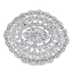 .85ct Diamond Ring 14KT White Gold
