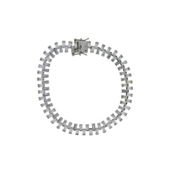 Cubic Zirconium Tennis Bracelet Sterling Silver