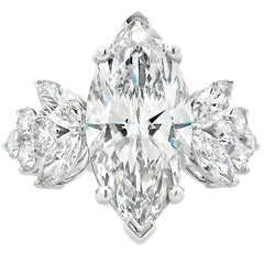 7.08ct Lab Grown Diamond Eng Only 14KT White Gold