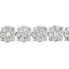 Lab Grown Diamond Tennis Bracelet 10KT White Gold