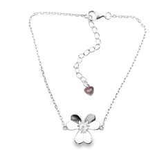 Genuine Cubic Zirconia Bracelet Sterling Silver