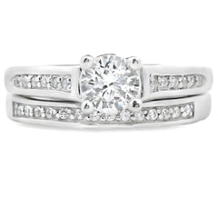 Cubic Zirconia CZ SS Bridal Sterling Silver