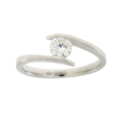 Genuine Cubic Zirconium Sterling Silver