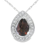 .39ct Quartz Diamond Fashion Pendants 10KT White Gold
