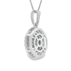 Lab Grown Diamond Fashion Pendants 14KT White Gold