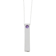 Created Alexandrite Fashion Pendants Sterling Silver