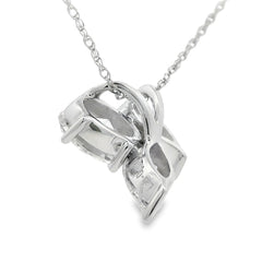 Lab Grown Diamond Fashion Pendants 14KT White Gold