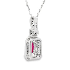 .66ct Ruby Diamond Fashion Pendants 10KT White Gold