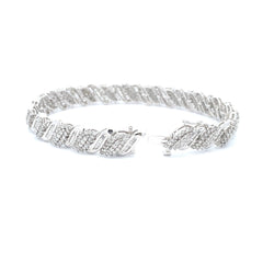 5.00ct Diamond Tennis Bracelet 10KT White Gold