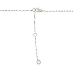 Genuine .65ct Cross Religious Pendant Sterling Silver
