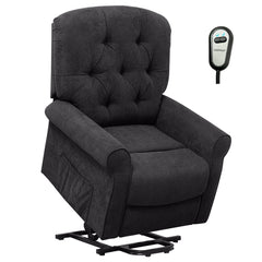 Recliner Chair Sofa for Elderly with Side Pocket and Remote Control