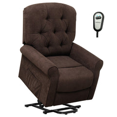 Recliner Chair Sofa for Elderly with Side Pocket and Remote Control