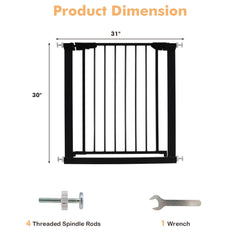 30-32.5 Inch Wide Safety Gate with 30 Inch Scientific Height