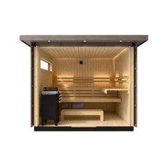 Kohler C2 Outdoor Weathered Gray Spruce Sauna Kit (SAK39184)