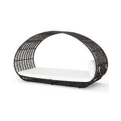 Alora Large 2-Person Abigal Outdoor Wicker Daybed With Aluminum Frame And Cushions (SAK23942)