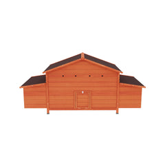 Large 44-Inch Premium Outdoor Spacious Wooden Chicken Coop With Two-Sides Nesting Boxes (SAK21875)