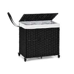 Laundry Hamper with Wheels and Lid