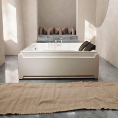 Alora 73-Inch Luxury 2-Person Whirlpool Hydro Massage Jetted Bathtub With Chromatherapy Lights (SAK58620)
