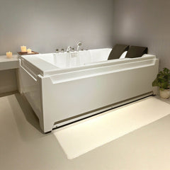 Alora 73-Inch Luxury 2-Person Whirlpool Hydro Massage Jetted Bathtub With Chromatherapy Lights (SAK58620)