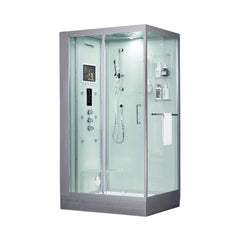 Maya Bath Platinum Lucca Steam Shower With LCD Touchscreen Controls (SAK27483)