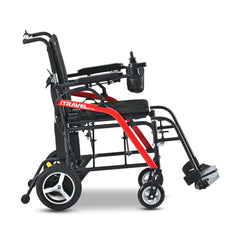 Metro Mobility iTravel Lite 24V/10AH 200W Premium Portable Folding Power Wheelchair, 220LBS (SAK97362)