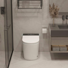 Nuvia Modern Compact Smart Tankless Toilet With Bidet, Auto Open, Auto Flush, Heated Seat And Air Dryer (SAK51990)