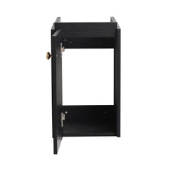 Nuvia Modern Wall-Mounted Bathroom Vanity With Ceramic Sink And Soft Close Door (SAK05214)