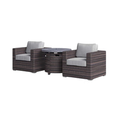 Alora 3-Piece Modular Rattan Patio Sofa Set With Weather-Resistant Cushions (SAK75321)