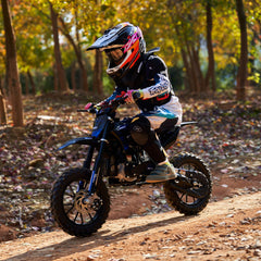 MotoTec Thunder 50CC 2-Stroke Kids Gas Dirt Bike (SAK37480)