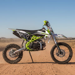 MotoTec X3 125CC 4-Stroke Green Gas-Powered Dirt Bike (SAK86035)