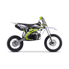 MotoTec X3 125CC 4-Stroke Green Gas-Powered Dirt Bike (SAK86035)