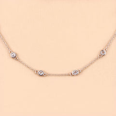 1.62 Carat Genuine Morganite .925 Sterling Silver Necklace