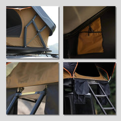 Naturnest Sirius 2 Plus XL Premium 4-Person Clamshell Rooftop Tent (SAK74092)