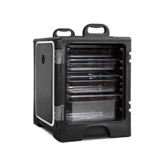81 Quart Capacity End-loading Insulated Food Pan Carrier with Handles