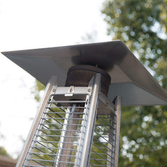 Legacy Heating Outdoor Commercial 40K BTU Quartz Glass Tube Patio Propane Heater With Visible Flame (SAK91398)