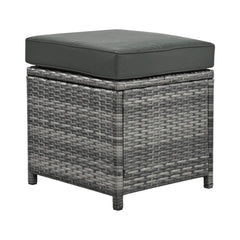 Alora Outdoor 6-Piece All-Weather PE Rattan Sofa Set With Adjustable Seat, Storage Box, Removable Covers, And Tempered Glass Table Top (SAK37221)